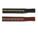 Cavallino Brass Link/Crystal Browband