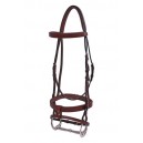 Platinum Flat Padded Hano Bridle